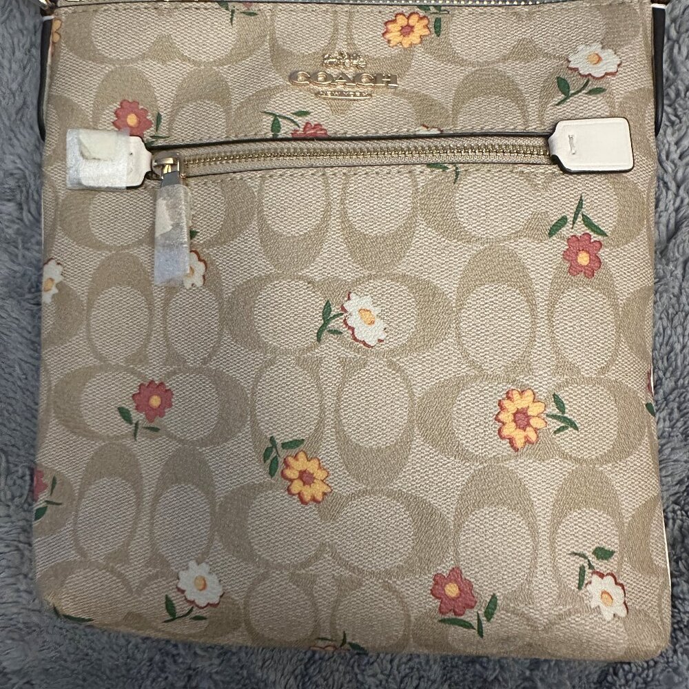 NEW COACH Womens Mini Rowan File Shoulder Crossbody Bag, Wallet, Card Holder Set - Picture 9 of 10